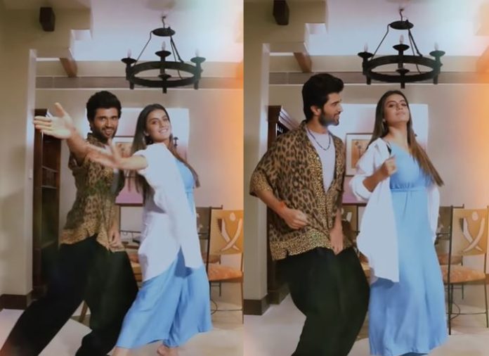 Akshara Singh dances fiercely on 'Afat Song' with Vijay Deverakonda, watch video