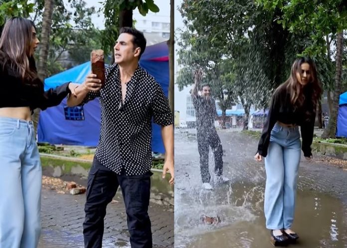 Akshay Kumar played mind game with Rakul Preet, actress got in bad condition, watch video Akshay Kumar played mind game with Rakul Preet, actress got in bad condition, watch video