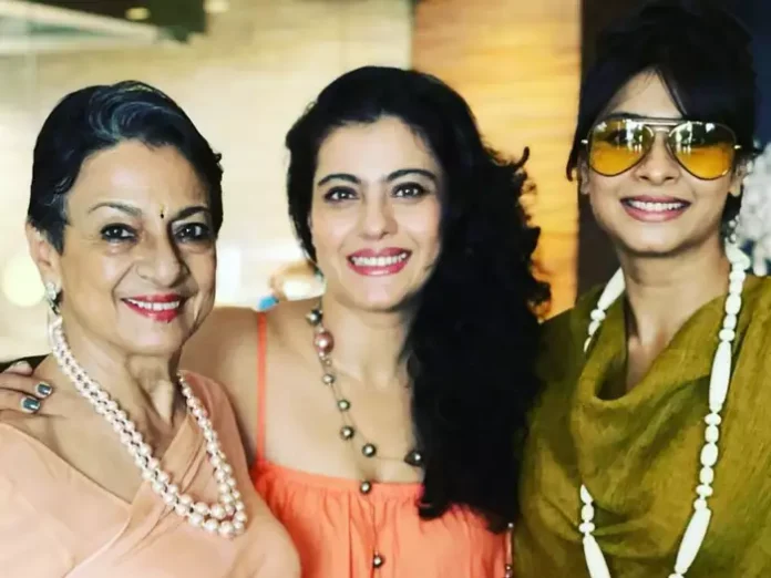 Kajol came to party with mother and sister wearing a thin lanyard dress, people slipped after seeing the hot avatar