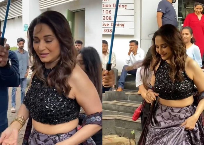 Madhuri Dixit showed tantrums in posing, the user said - 'That's why Bollywood...