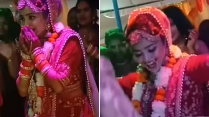 Groom danced on the Bhojpuri song, suddenly the bride robbed the Mehfil; Watch Video