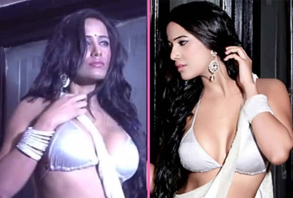 Poonam Pandey wore a cut sleeve deep neck blouse with a sari, fans' minds wandered after seeing the pictures