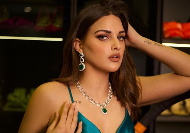 Punjabi actress Himanshi Khurana's style made her drunk, showed bold look lying on the ground
