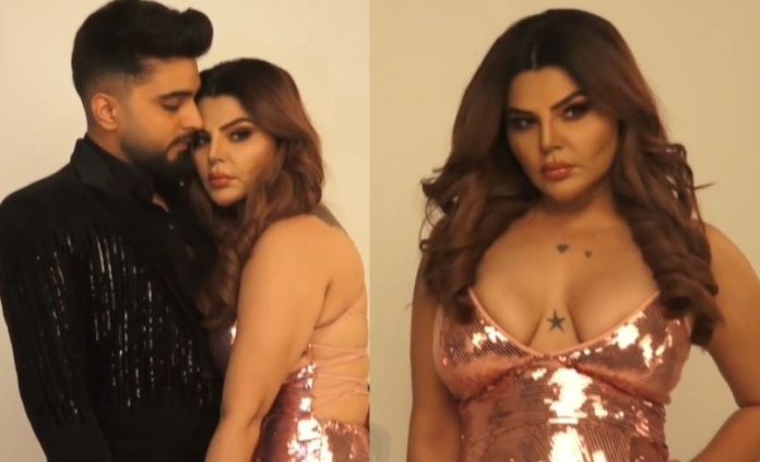 Rakhi Sawant was doing a photoshoot in a bralette with BF Adil, the actress got angry in front of the camera when the dress slipped from the front