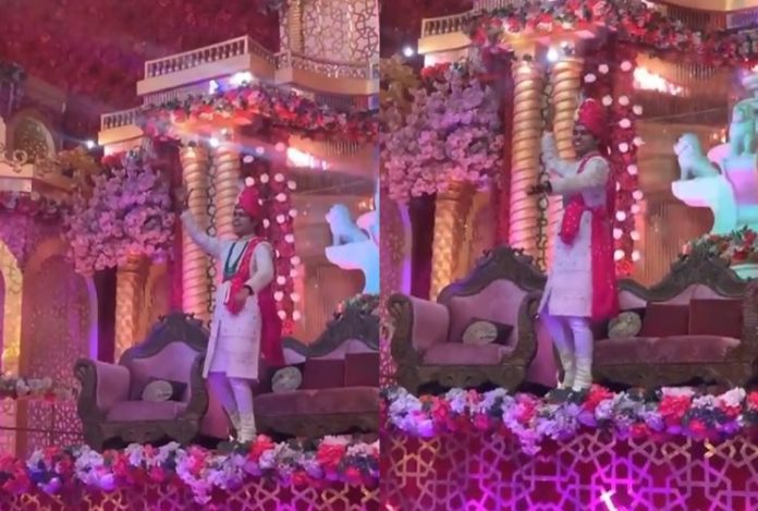 Viral Video: Seeing the bride, the groom did such an act on the stage, people said - he had fun Viral Video: Seeing the bride, the groom did such an act on the stage, people said - he had fun