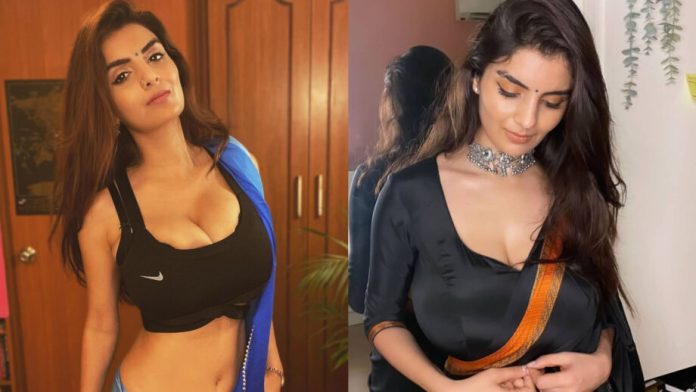 Anveshi Jain shared a bo*ld video in a black transparent blouse, created panic on the internet