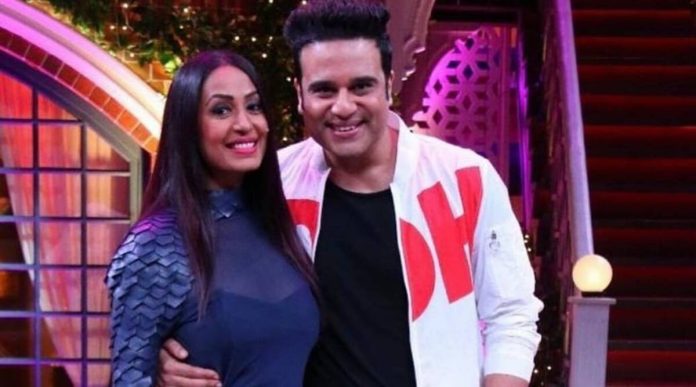 Krushna Abhishek's wife Kashmera Shah got furious on hearing Kapil Sharma's name, such an act in front of the media