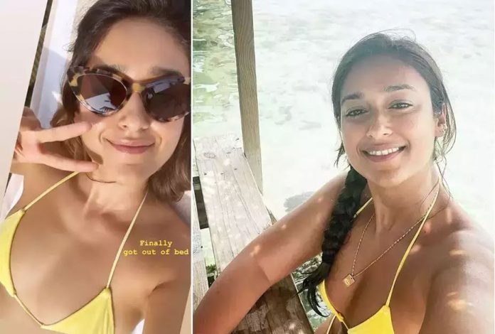 Ileana D'Cruz crossed all limits of boldness, shared photos of her wearing a bikini at the age of 35, increased the mercury of the beaches