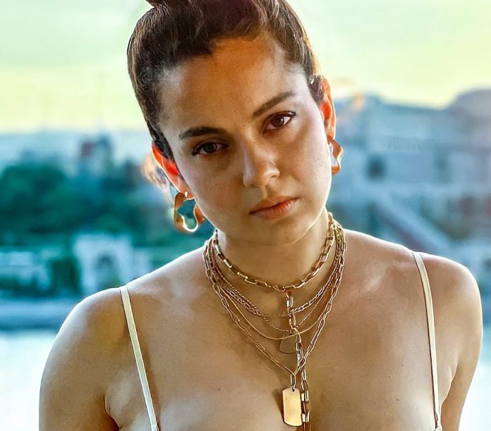 Kangana Ranaut sets fire to social media in a white transparent bralette, you will also be shocked to see