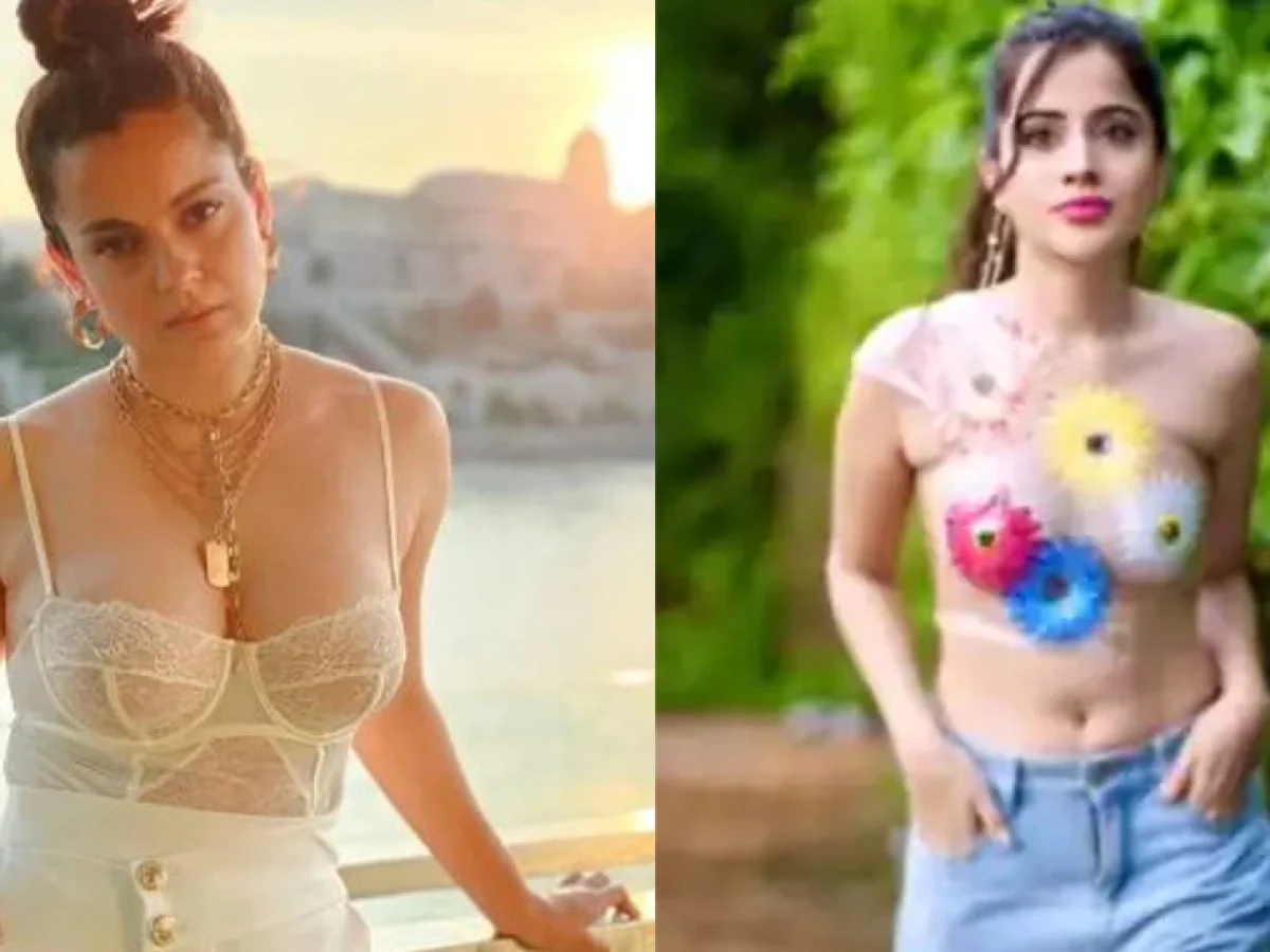 Kangana Ranaut caught Urfi's side, shared a photo and said such a thing -  informalnewz