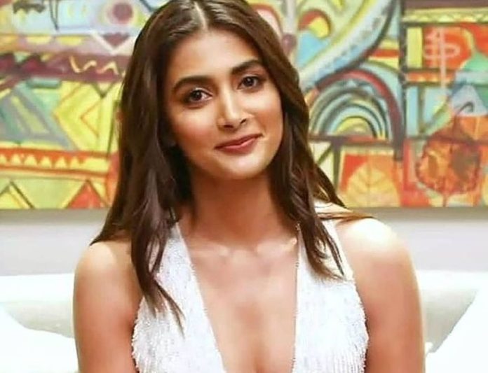 Pooja Hegde got bold photoshoot done in off shoulder golden dress, such pictures surfaced