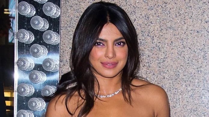 Priyanka Chopra reached the event wearing a golden dress with bo*ld neckline, the pictures are such that you will definitely want to see them once