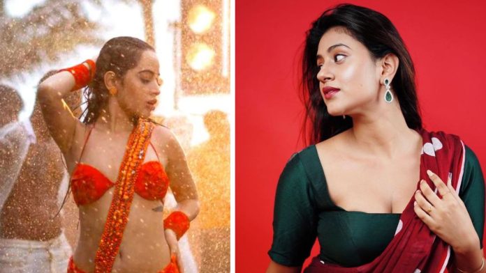 Urfi Javed and Anjali Arora showed bo*ld avatar, danced fiercely in saree and bralette