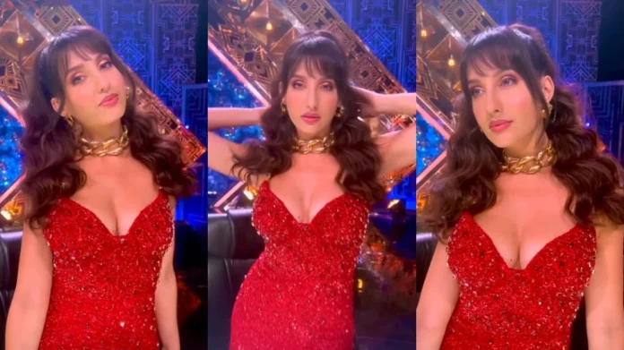 Nora Fatehi Video: Nora Fatehi did such a dance wearing a deep neck dress, watching the video, fans said - Hi summer