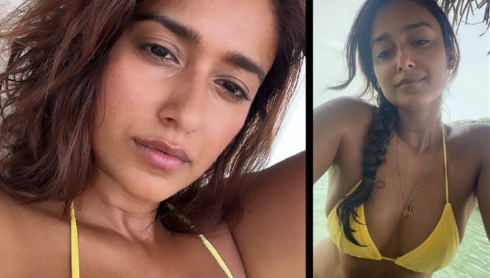 Ileana D'Cruz shared bo*ld pictures in bik*ini from the beach, curvy figure flaunted on the sand