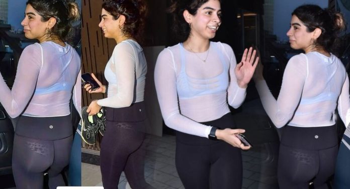Khushi Kapoor crossed all limits of bo*ldness, wore such a transparent dress, everything seemed to be visible, oops moment victim…..