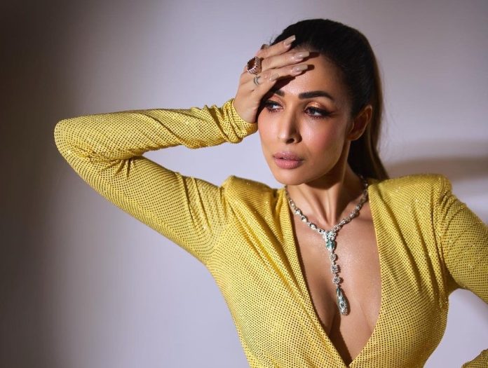 Malaika Arora showed bo*ld style in high thigh slit dress, people's eyes fixed on the cut