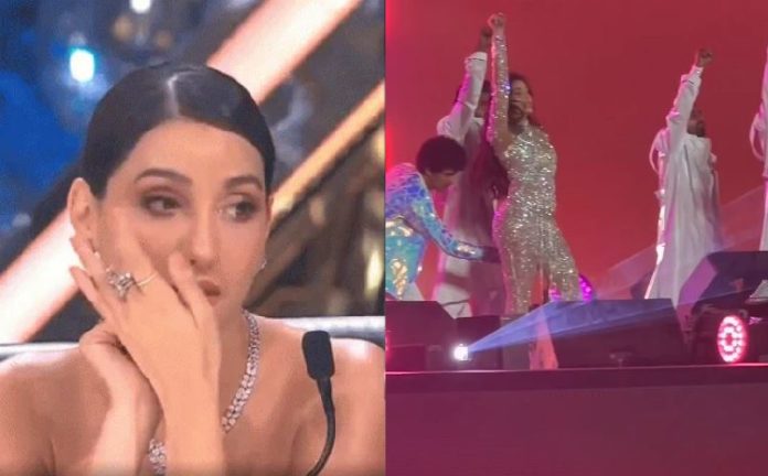 Nora Fatehi FIFA World Cup 2022 During the performance dance, the man did such an act with the actress, the video went viral