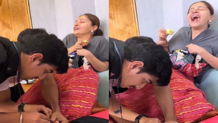 Rubina Dilaik injured again on the sets of 'Jhalak Dikhhla Jaa', screaming in pain, video goes viral Rubina Dilaik injured again on the sets of 'Jhalak Dikhhla Jaa', screaming in pain, video goes viral