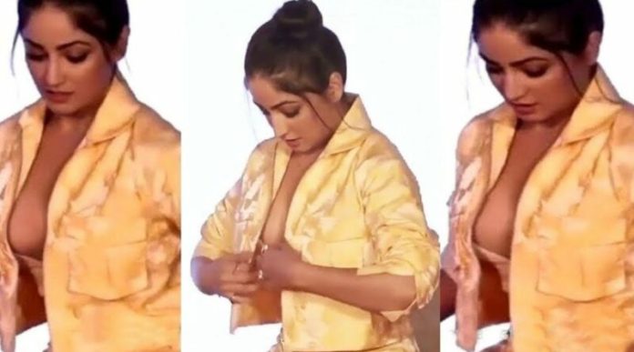 Yami Gautam wore such an outfit, due to open jacket, she became a victim of Oops moment - Watch