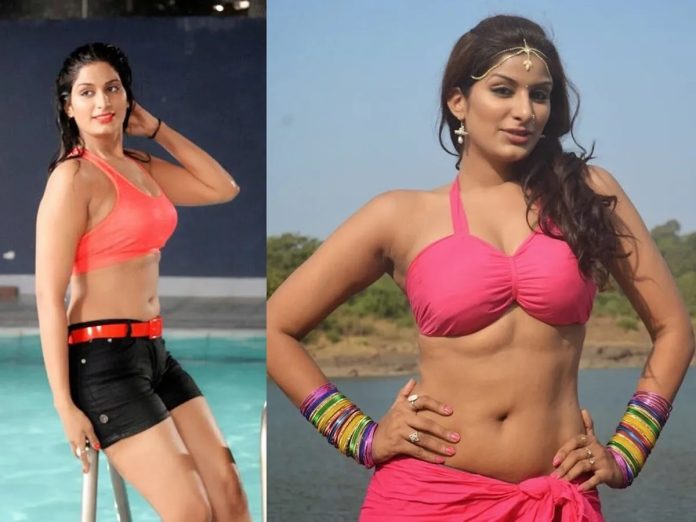 Bhojpuri actress Poonam Dubey crossed all limits of boldness, was seen flaunting her curvy figure in bikini.