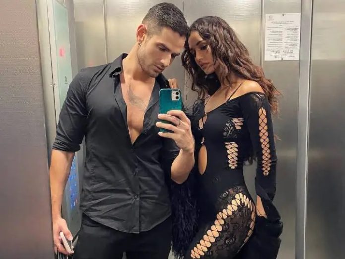 Disha Patani Bold Pics Disha Patani arrived at the party with rumored boyfriend Alexander Alex wearing a transparent black dress, showed hotness