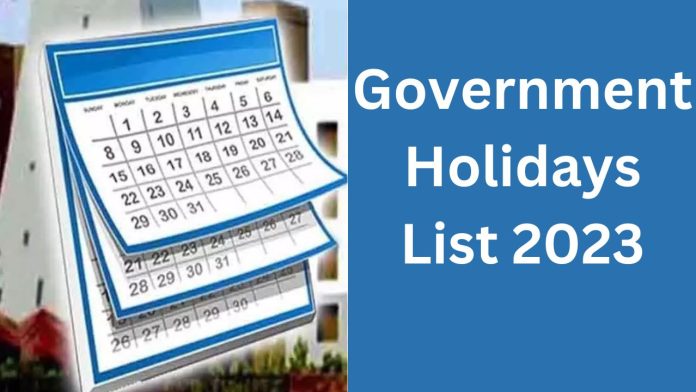 Government Holidays List 2023: Big News! Government employees will get leave for about two months, the government released the list, see here