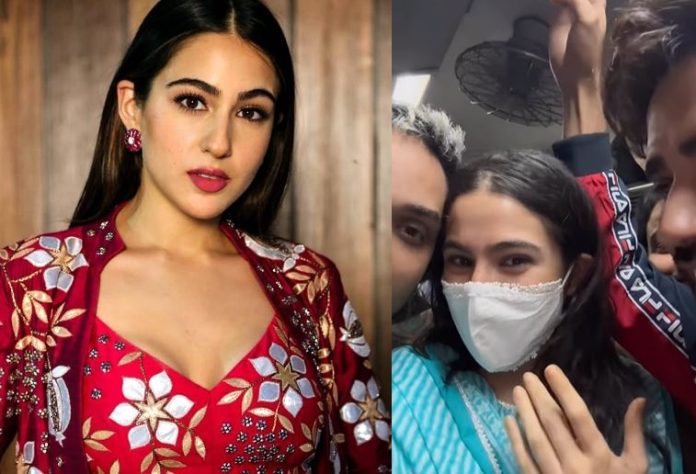 Sara Ali Khan traveled in Mumbai's local train, shared the video and said - Today we used our brain