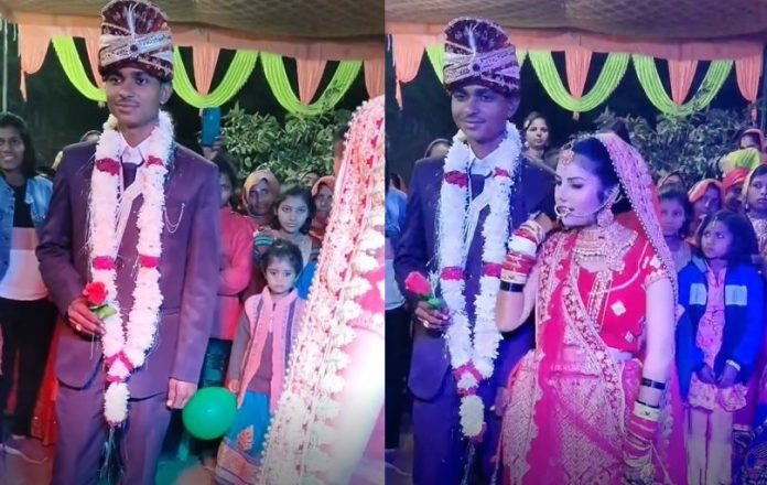 Viral Video Bride did such a thing by making the groom stand among the guests, watching the video people said- 'Saiyan sadme mein chala gaya...'