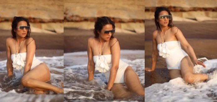 Nia Sharma showed such a bo*ld avatar after coming out of the sea, fans' eyes will be torn!