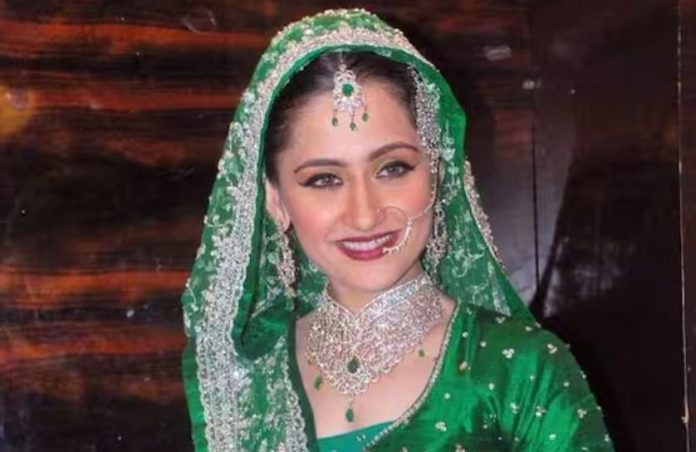 Television actress Sanjeeda Sheikh donned a green pair and diamond jewelry to become the most beautiful bride ever, see Nikah photos