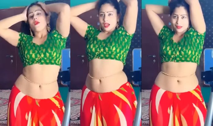 Bhabhi Dance Video: You must not have seen such cruel dance of Bhabhi before, bold gestures made with lips