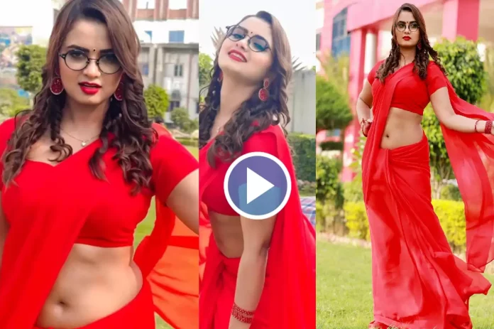 Neelam Giri Video: Bhojpuri actress Neelam Giri robbed the party in saree, dance in desi style