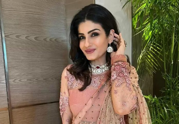 Raveena Tandon got photoshoot done in sharara suit wearing necklace and earrings, you will be left watching - See pictures