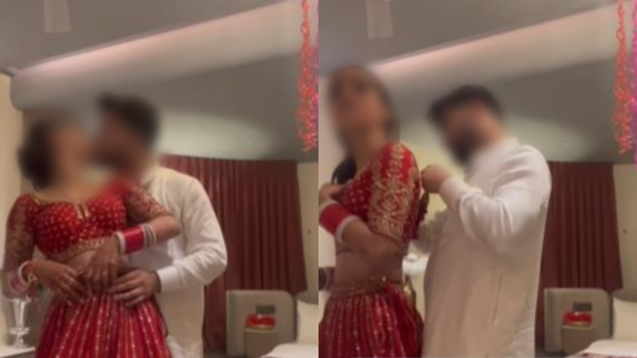 Viral Suhagraat Video: Couple recorded the video of Suhagraat, shared by  mistake, now going viral - informalnewz