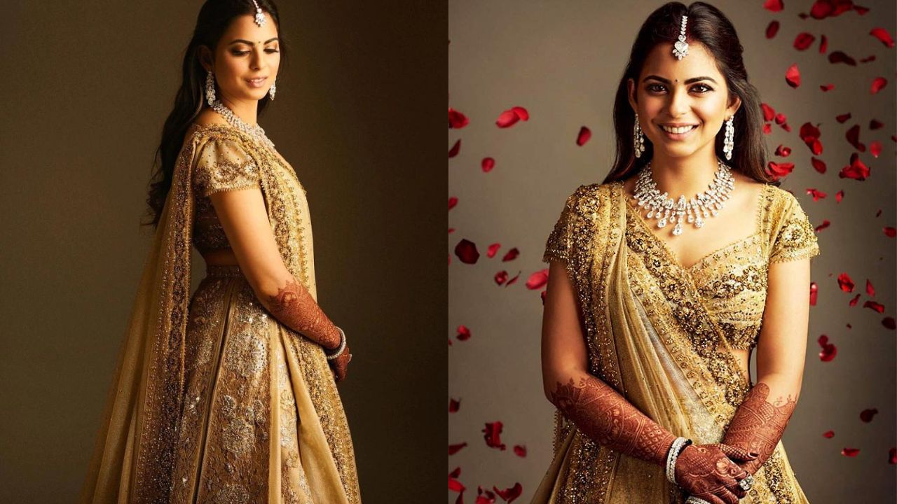 Penampilan Kerajaan Isha Ambani… Dari lehenga-choli hingga saree, dia terlihat sangat cantik di setiap gaun, lihat di sini