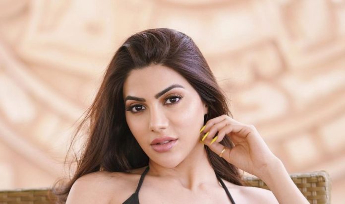 Nikki Tamboli raises the temperature in black bralette, shows sexy curves in new video - watch Nikki Tamboli raises the temperature in black bralette, shows sexy curves in new video - watch