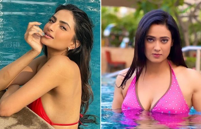 Shweta Tiwari's beauty overshadowed Palak Tiwari, Haseena's look wearing a monokini in the pool blew everyone's senses