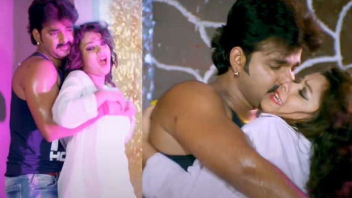 Pawan Singh and Nidhi Jha's bold ice romance on 'Garmi Ba Dehiya' raised the heat, watch hot video Pawan Singh and Nidhi Jha's bold ice romance on 'Garmi Ba Dehiya' raised the heat, watch hot video