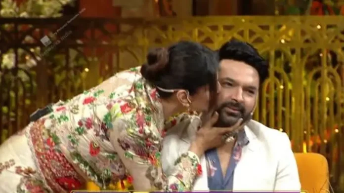 Raveena Tandon kisses Kapil Sharma in front of everyone, video goes viral