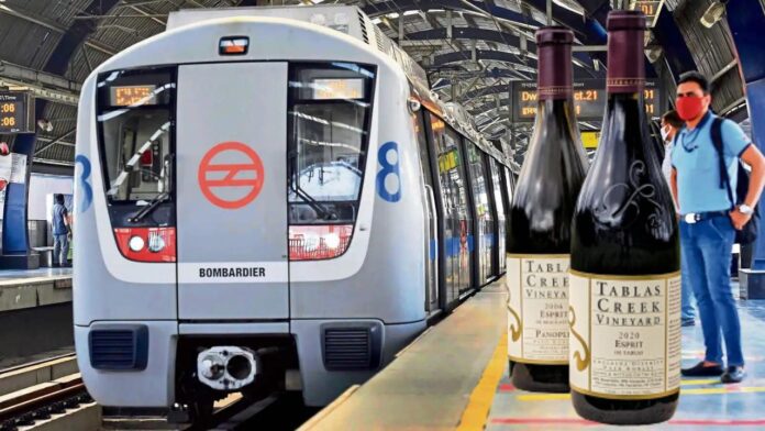 Delhi Metro Good news for wine lovers! Now you can carry liquor bottles in Delhi Metro, DMRC orders Delhi Metro Good news for wine lovers! Now you can carry liquor bottles in Delhi Metro, DMRC orders