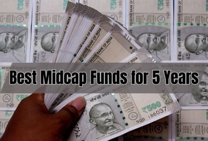 Midcap Funds: Top-5 Midcap Funds for SIP, Rs 5000 made around 5.75 lakhs in 5 years, View Details