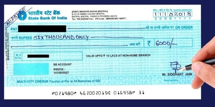 SBI Cheque Big update for SBI customers! SBI issued a warning to those who transact through cheques, check immediately