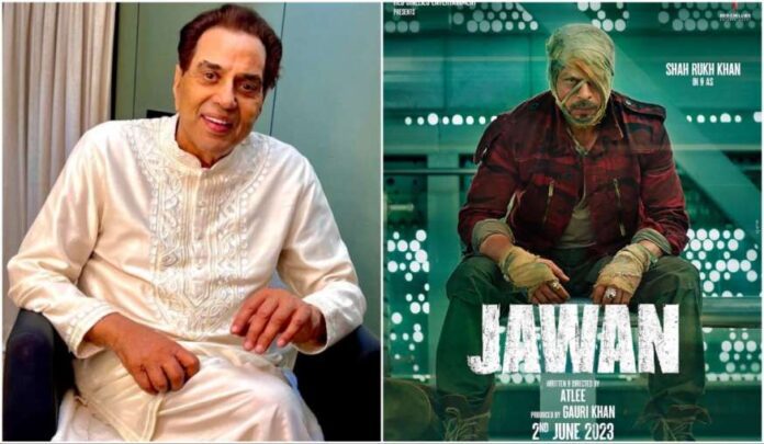Dharmendra's special message came a day before the release of Shahrukh Khan's film 'Jawan', shared the post and said this