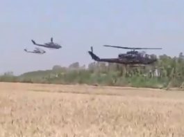 Army helicopters are drying wheat fields in Pakistan, you will not believe after watching the video