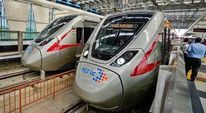 Namo Bharat Train Good news for Rapid Rail passengers, feeder buses will run from all 25 stations of Namo Bharat Train from Delhi to Meerut Namo Bharat Train Good news for Rapid Rail passengers, feeder buses will run from all 25 stations of Namo Bharat Train from Delhi to Meerut