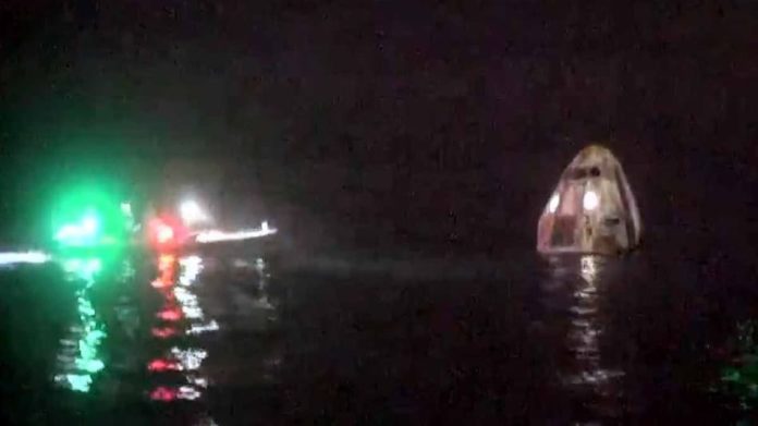 Shubhanshu returned to Earth from the space station, GRACE landed safely in the ocean