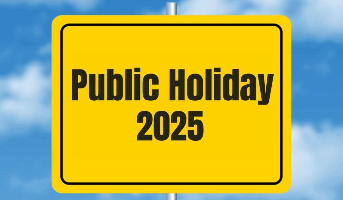 Public holiday announced, employees will get the benefit of long leave. Order issued Public holiday announced, employees will get the benefit of long leave. Order issued