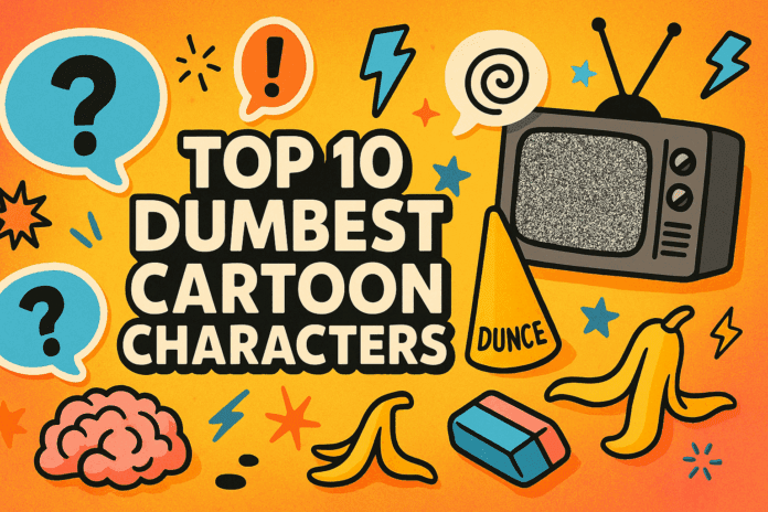 dumbest cartoon characters dumbest cartoon characters