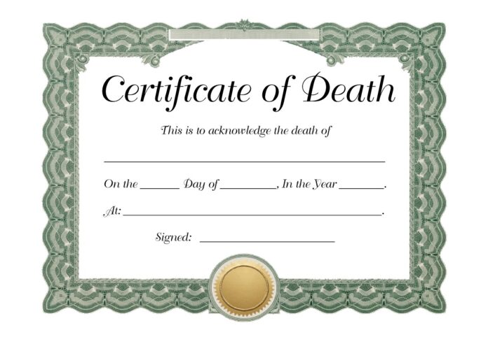 Death Certificate These 5 tasks will be stalled without a death certificate, know easy process to make it